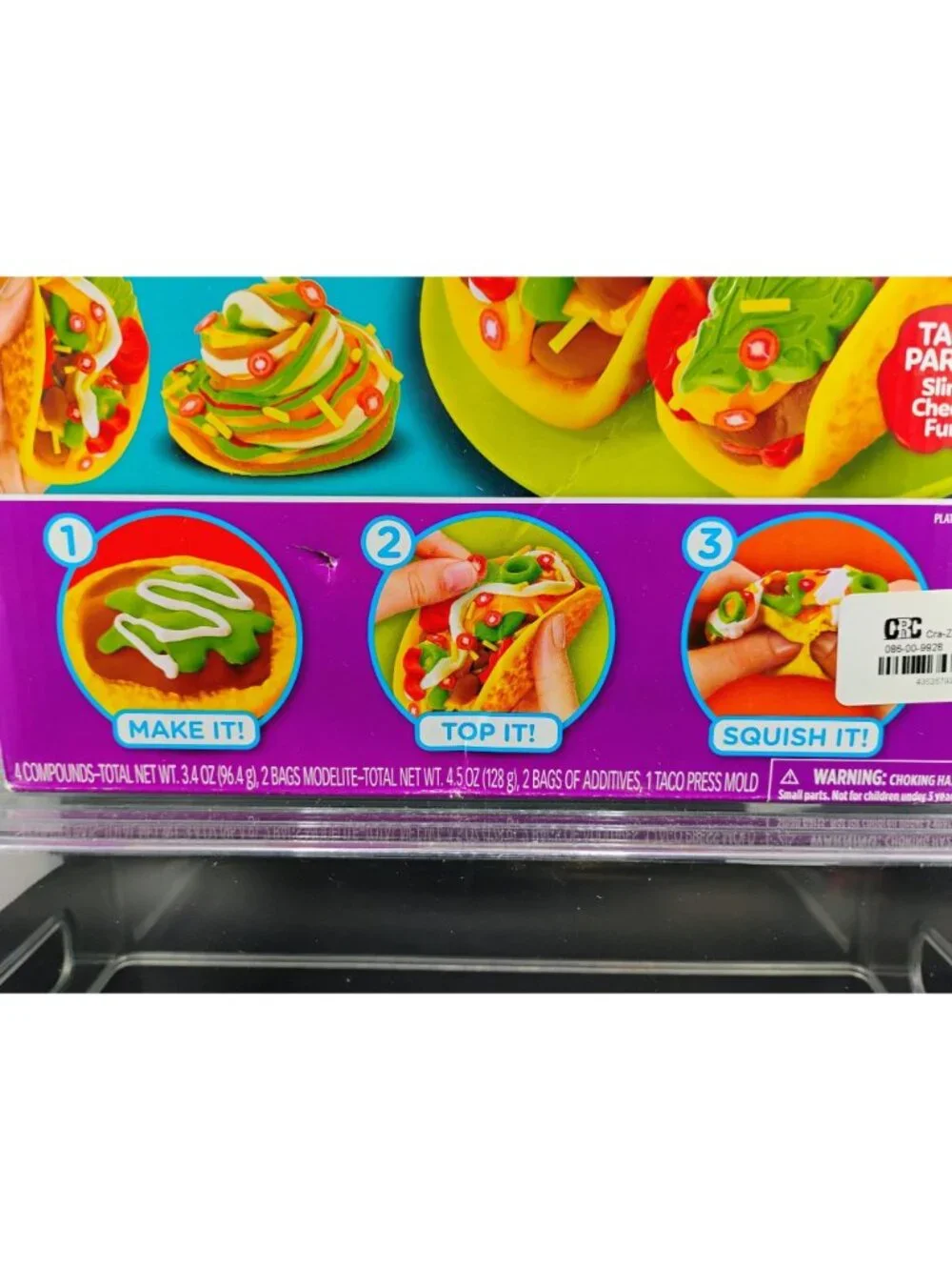 Cra-Z-Slimy Tacos Brand DIY Slime Kit For Kids Lime Scented